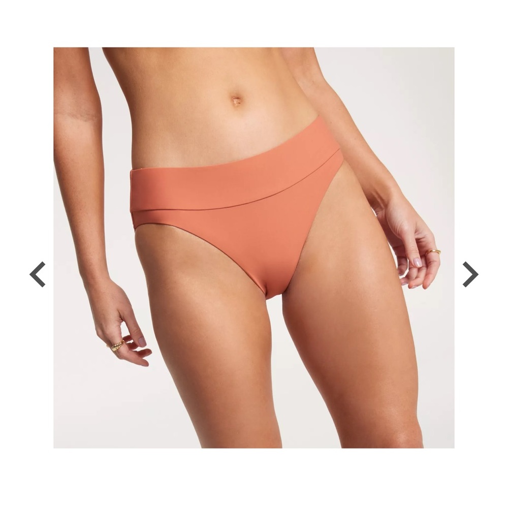 CALIA size medium NWT orange BIKINI BOTTOM high leg